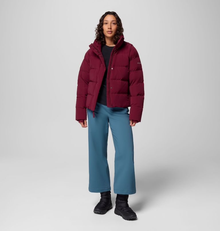 Women's Amaze Puff Hooded Jacket, Color: Rich Wine, image 17