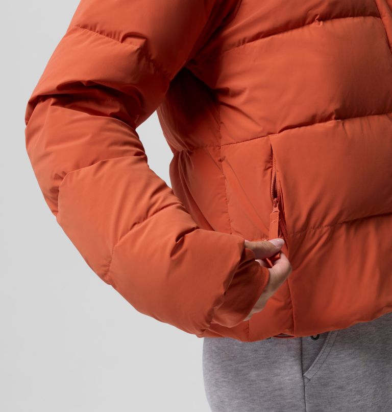 Women's Amaze Puff Hooded Jacket, Color: Tuscan, image 13