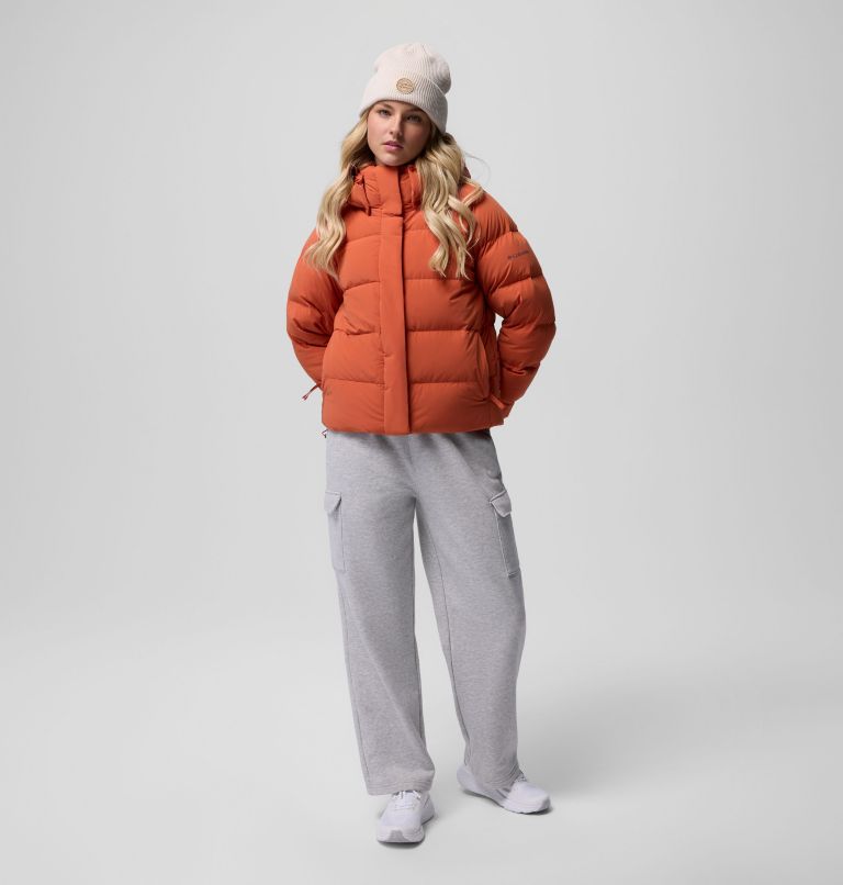 Women's Amaze Puff Hooded Jacket, Color: Tuscan, image 14