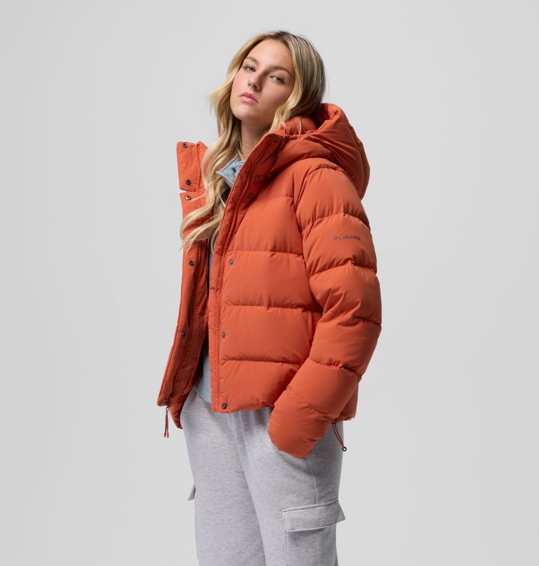 Women's Amaze Puff Hooded Jacket, Color: Tuscan, image 4