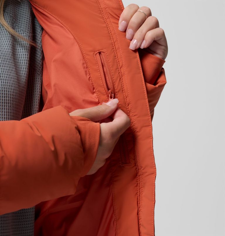 Women's Amaze Puff Hooded Jacket, Color: Tuscan, image 8