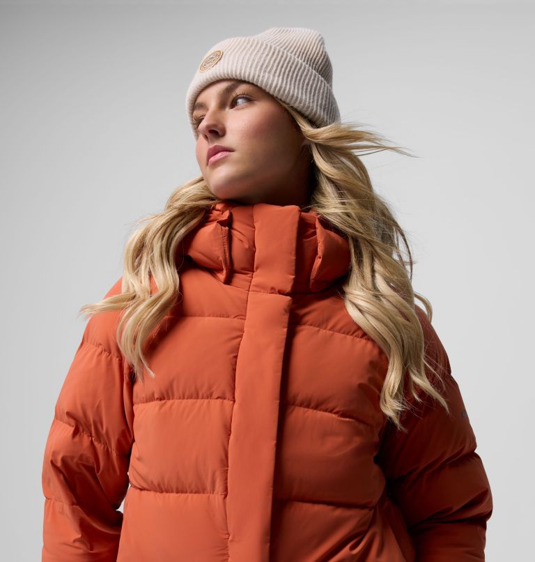 Women's Amaze Puff Hooded Jacket, Color: Tuscan, image 9