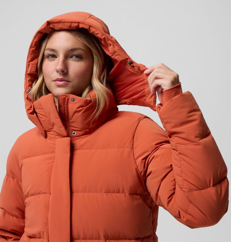 Women's Amaze Puff Hooded Jacket, Color: Tuscan, image 12
