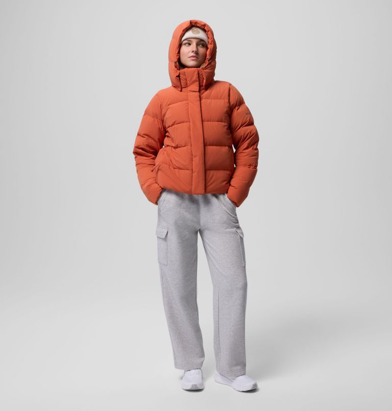 Women's Amaze Puff Hooded Jacket, Color: Tuscan, image 2