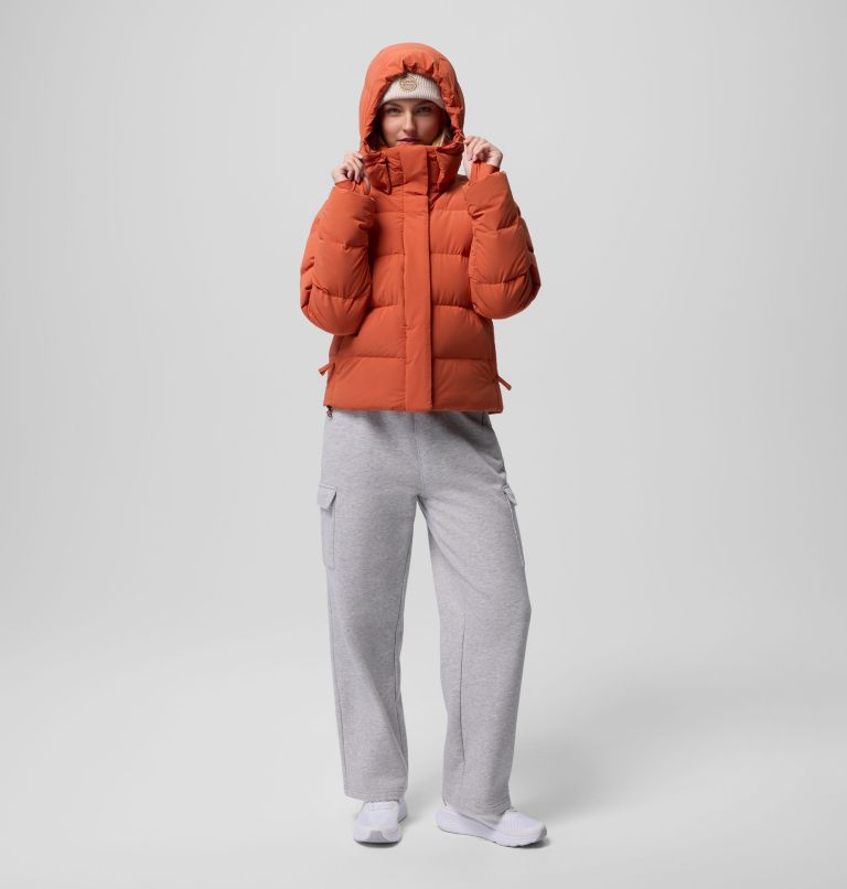 Women's Amaze Puff Hooded Jacket, Color: Tuscan, image 16