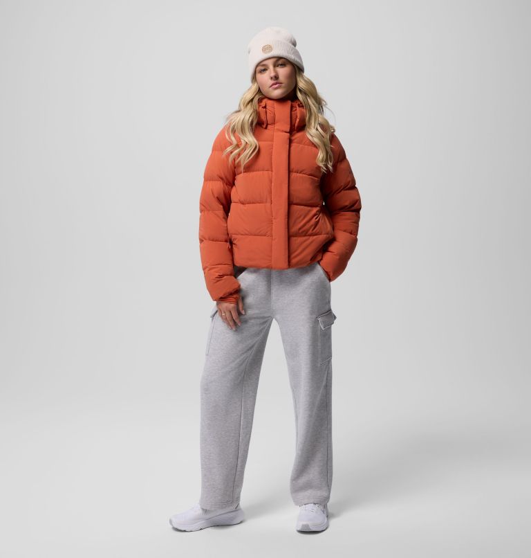 Women's Amaze Puff Hooded Jacket, Color: Tuscan, image 17