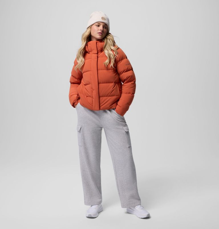 Women's Amaze Puff Hooded Jacket, Color: Tuscan, image 18