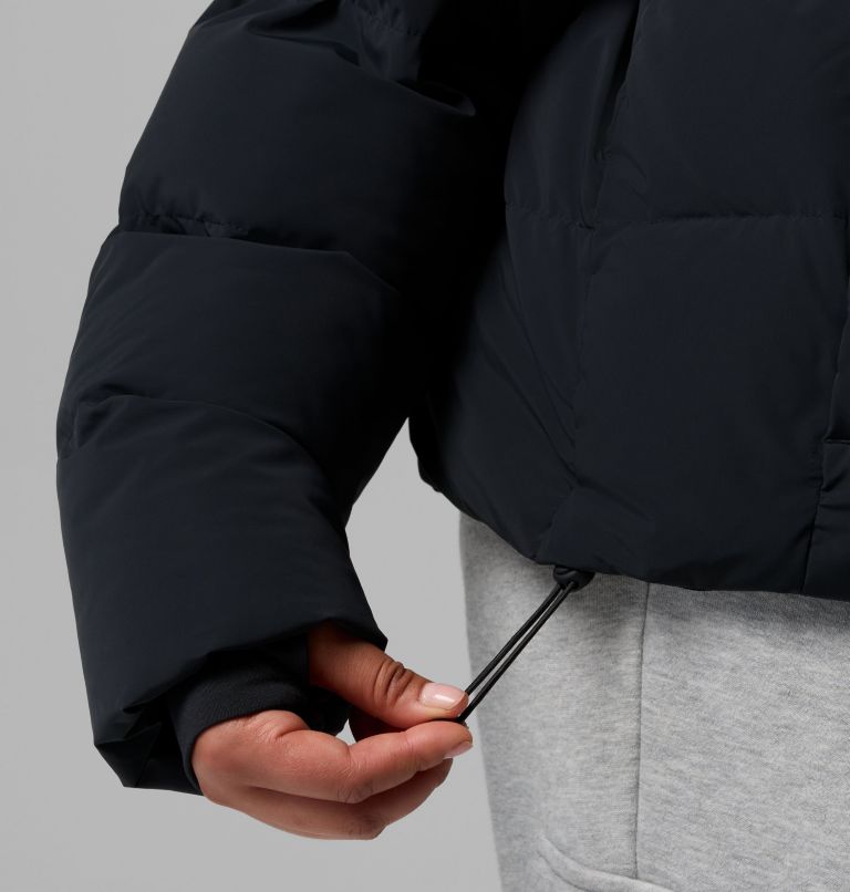 Women's Amaze Puff Hooded Jacket - Plus Size, Color: Black, image 11