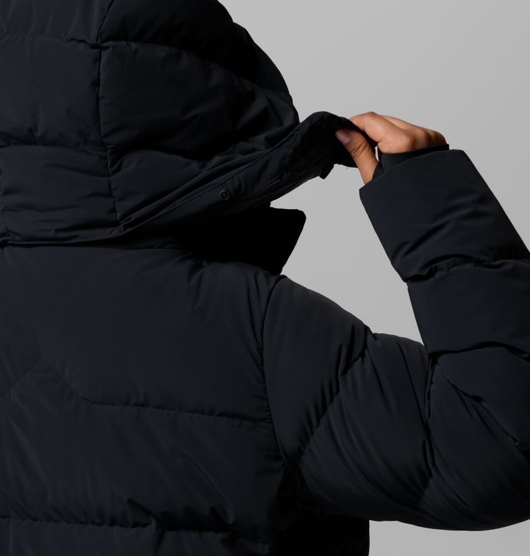 Women's Amaze Puff Hooded Jacket - Plus Size, Color: Black, image 12