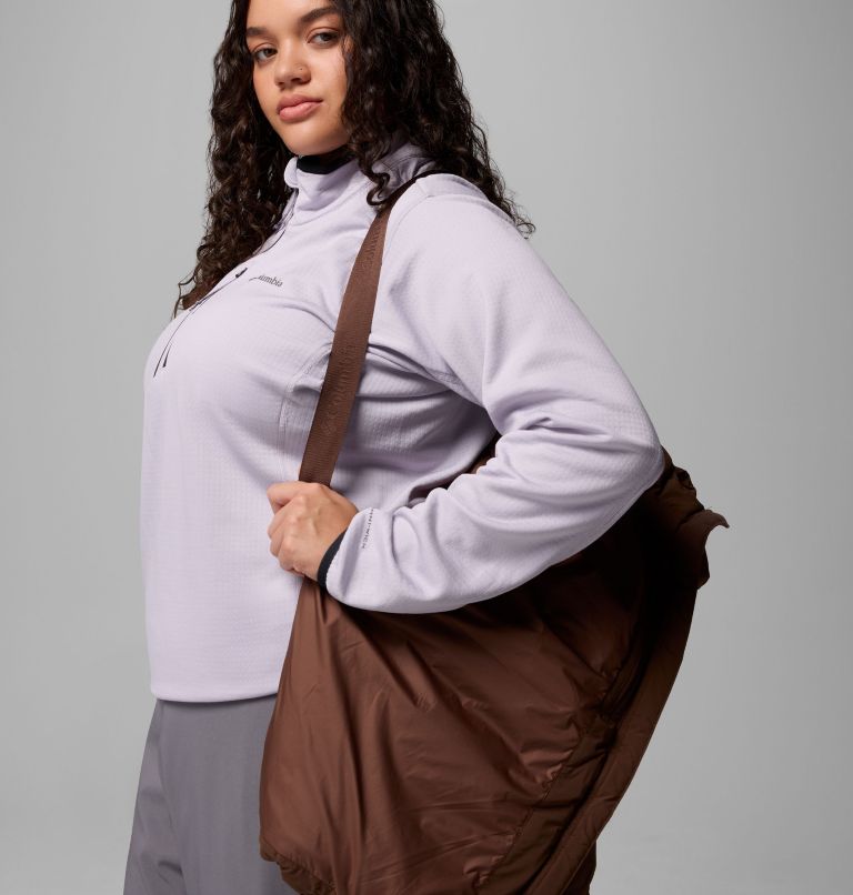 Women's Amaze Puff Hooded Jacket - Plus Size, Color: Tobacco, image 7