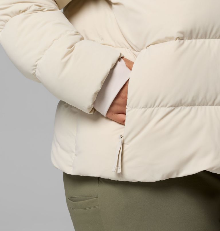 Amaze Puff Hooded Jacket | 278 | 3X, Color: Dark Stone, image 13