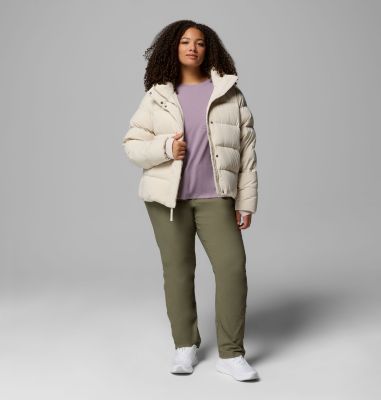 Women's Amaze Puff Hooded Jacket - Plus Size, Color: Dark Stone, image 6