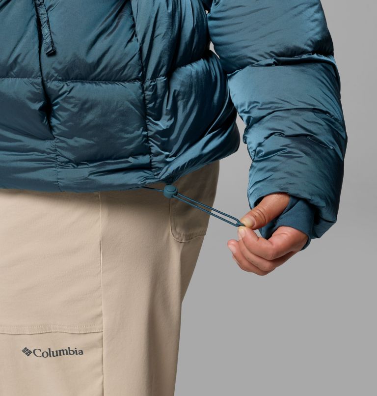 Women's Amaze Puff Hooded Jacket - Plus Size, Color: Everblue High Shine, image 11
