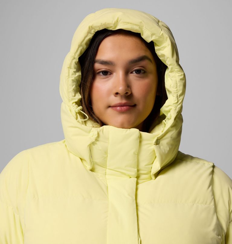Women's Amaze Puff Hooded Jacket - Plus Size, Color: Citron Haze, image 14