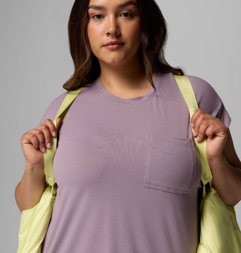 Women's Amaze Puff Hooded Jacket - Plus Size, Color: Citron Haze, image 6