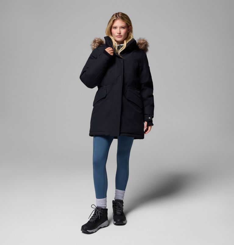 Women's Millridge Parka, Color: Black, image 2