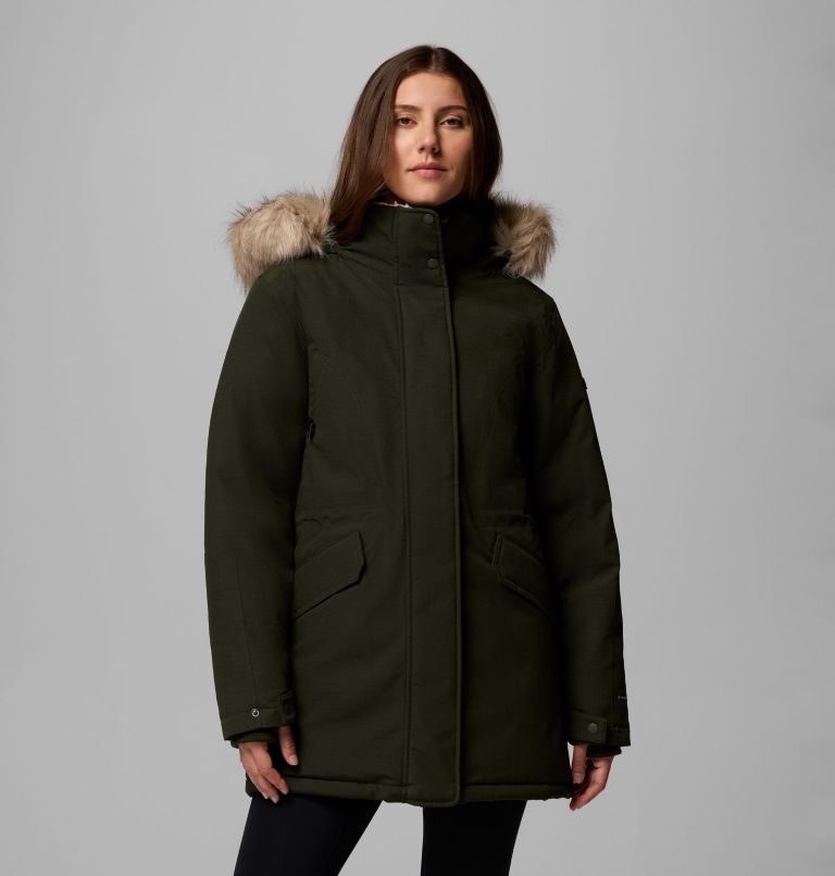 Women's Millridge Parka, Color: Greenscape, image 1