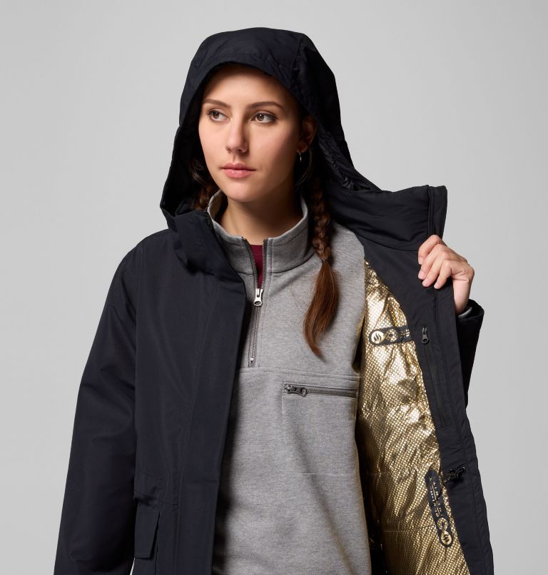 Women's Pulaski Parka, Color: Black, image 6