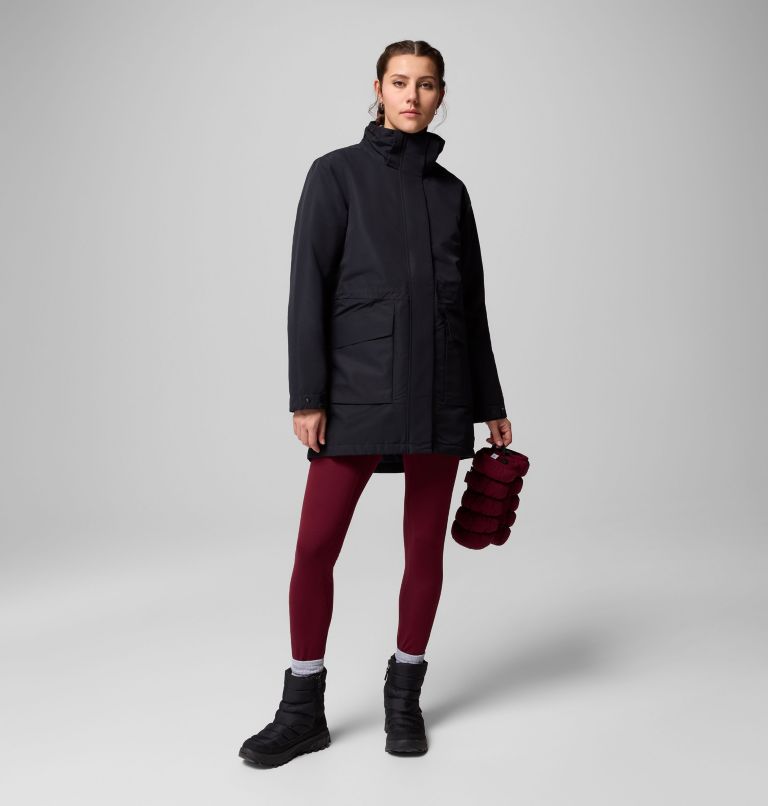 Women's Pulaski Parka, Color: Black, image 2