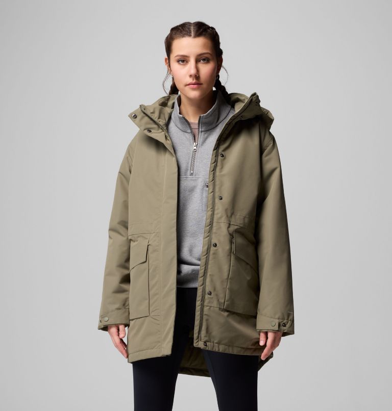 Women's Pulaski Parka, Color: Stone Green, image 5