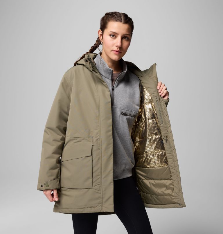 Women's Pulaski Parka, Color: Stone Green, image 6