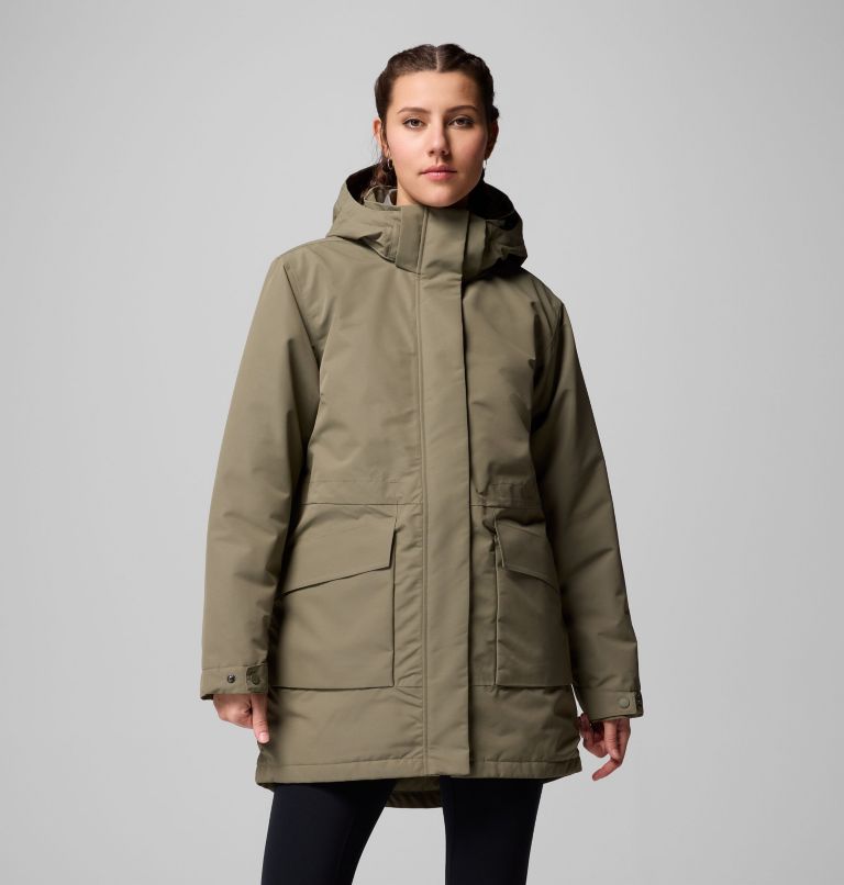 Women's Pulaski Parka, Color: Stone Green, image 1
