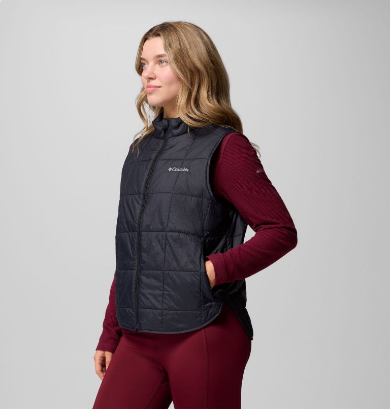 Women's Sienna Hill Quilted Vest, Color: Black, image 4