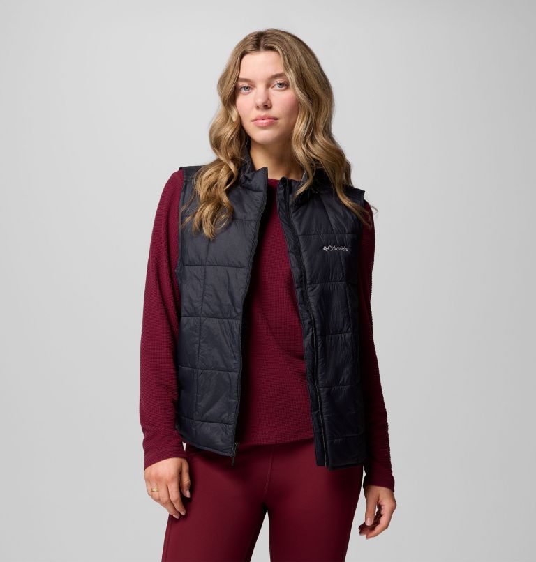Women's Sienna Hill Quilted Vest, Color: Black, image 5