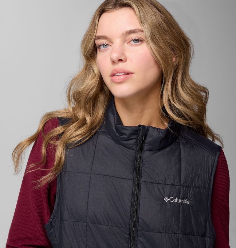 Women's Sienna Hill Quilted Vest, Color: Black, image 7