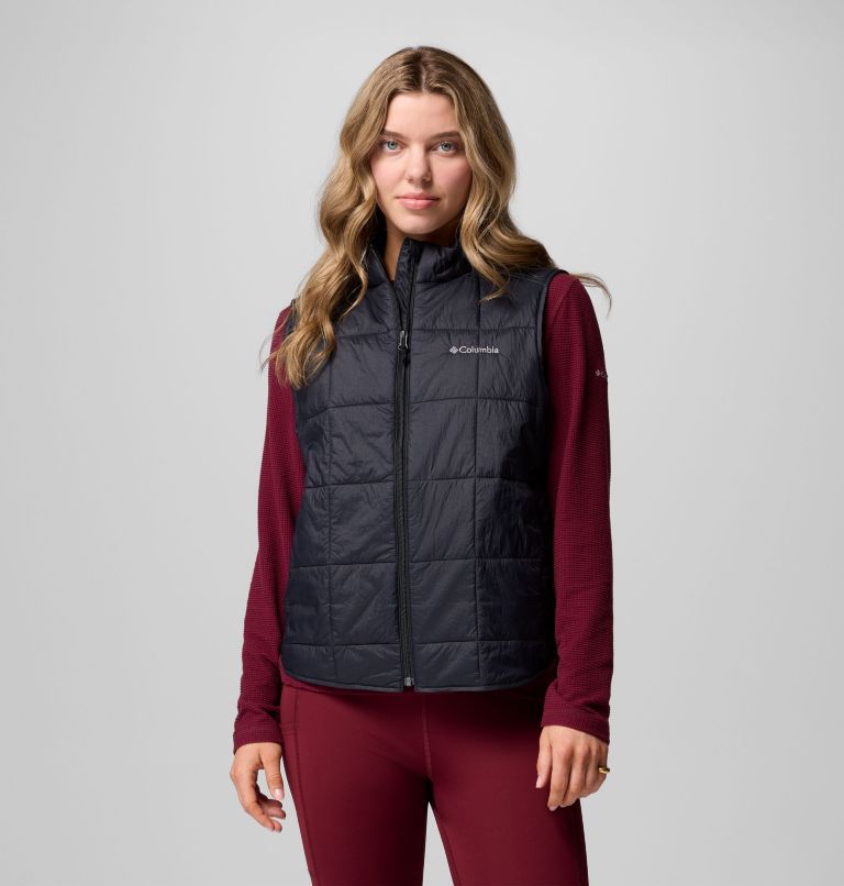 Women's Sienna Hill Quilted Vest, Color: Black, image 1