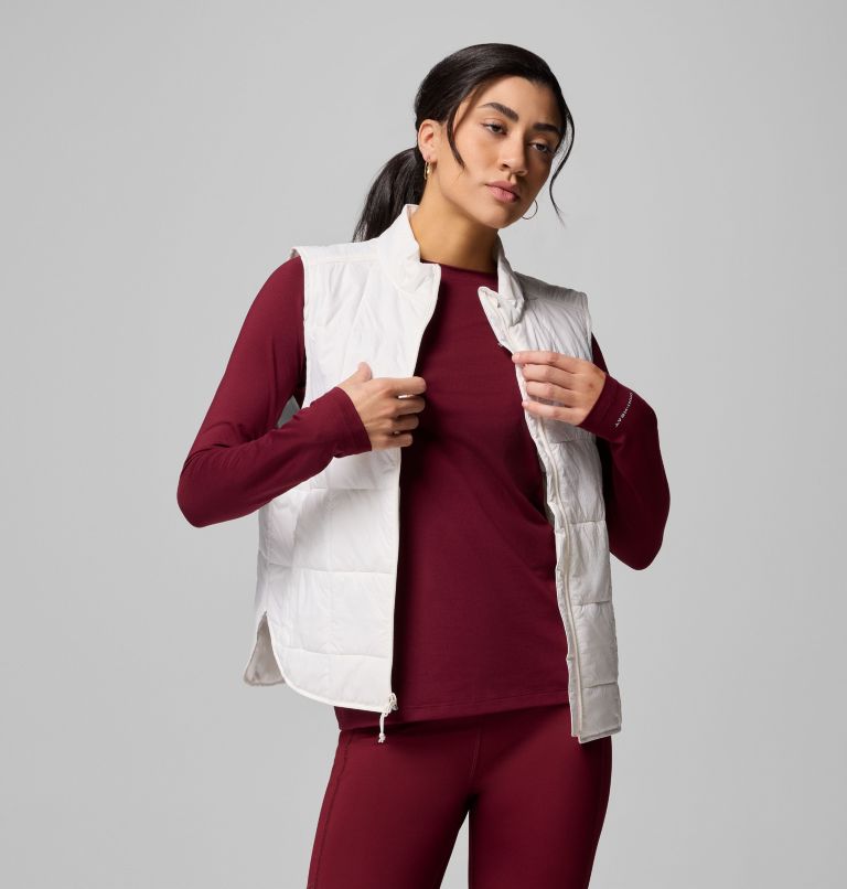 Women's Sienna Hill Quilted Vest, Color: Sea Salt, image 5