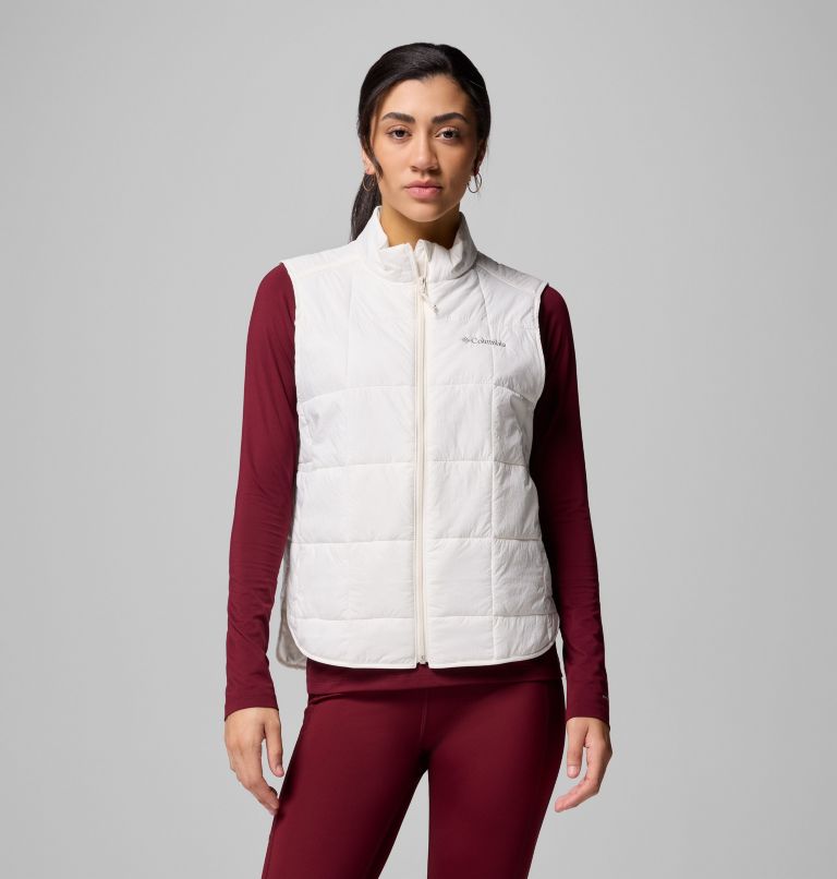 Women's Sienna Hill Quilted Vest, Color: Sea Salt, image 1