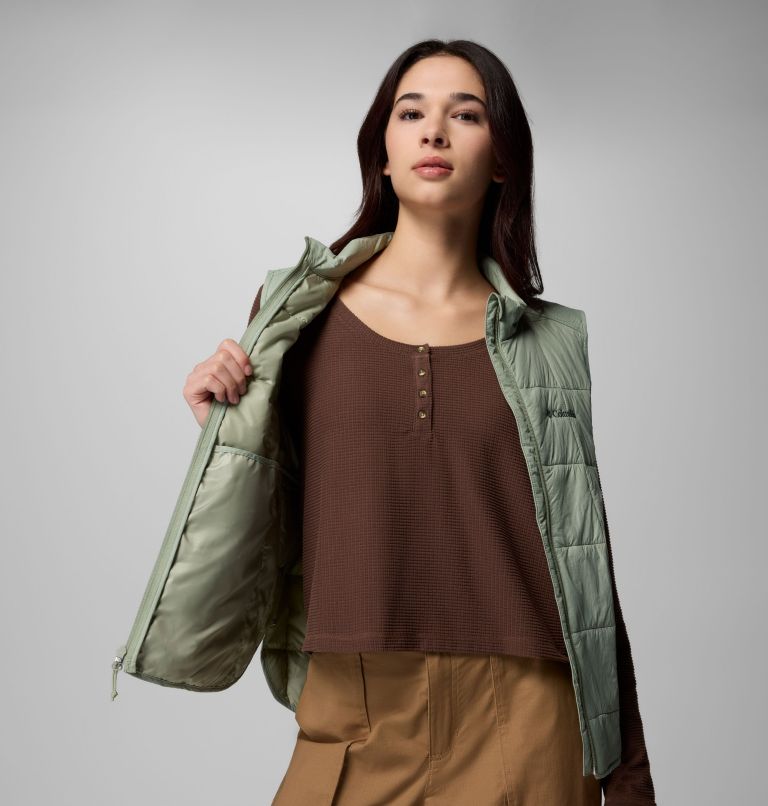 Women's Sienna Hill Quilted Vest, Color: Safari, image 6