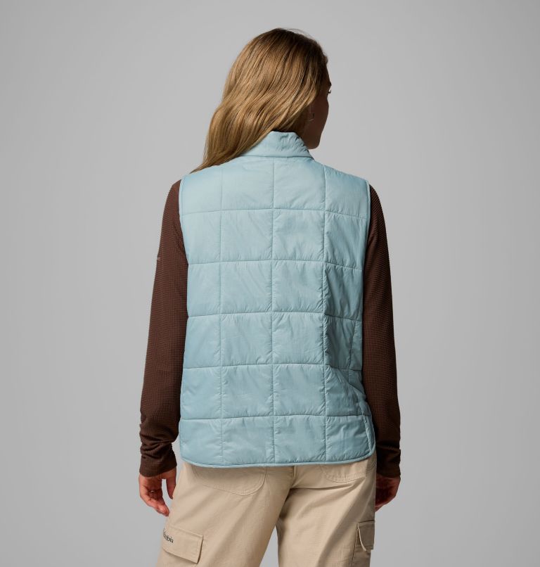 Chaleco acolchado fácil de guardar Sienna Hill para mujer, Color: Crushed Blue, image 3