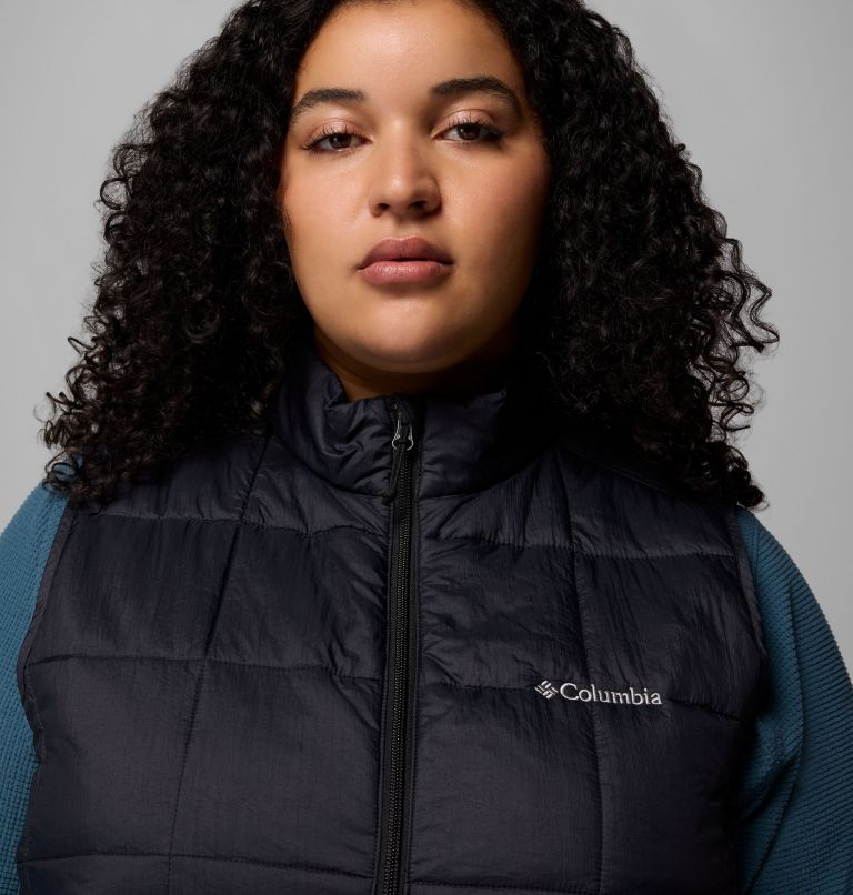 Women's Sienna Hill Quilted Vest - Plus Size, Color: Black, image 6