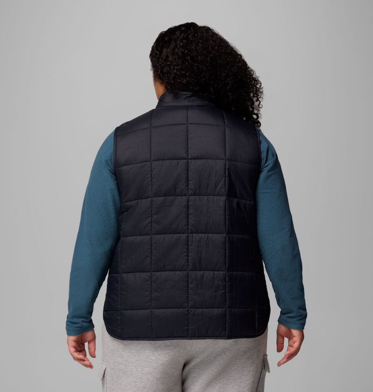 Women's Sienna Hill Quilted Vest - Plus Size, Color: Black, image 3