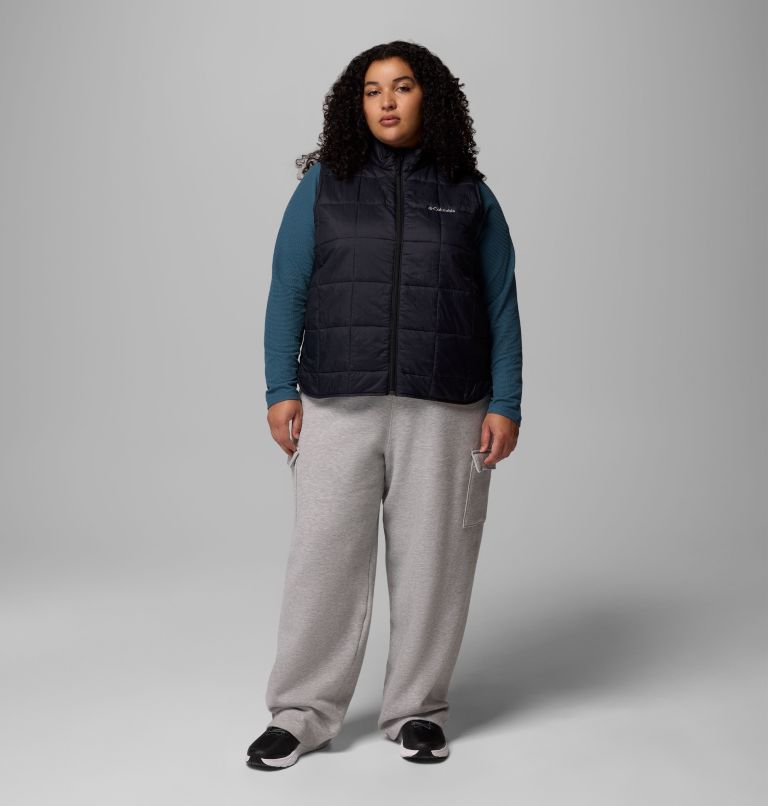 Women's Sienna Hill Quilted Vest - Plus Size, Color: Black, image 2