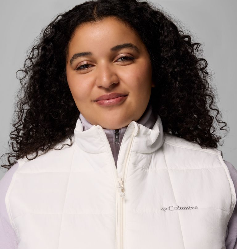 Women's Sienna Hill Quilted Vest - Plus Size, Color: Sea Salt, image 6