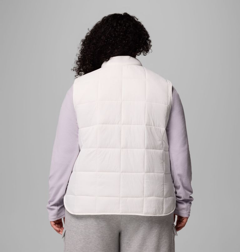 Women's Sienna Hill Quilted Vest - Plus Size, Color: Sea Salt, image 3