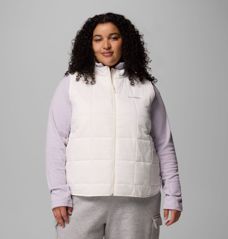 Women's Sienna Hill Quilted Vest - Plus Size, Color: Sea Salt, image 1