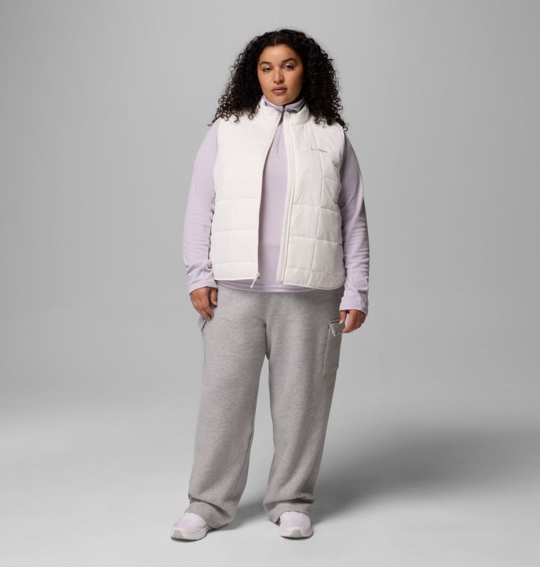 Women's Sienna Hill Quilted Vest - Plus Size, Color: Sea Salt, image 2