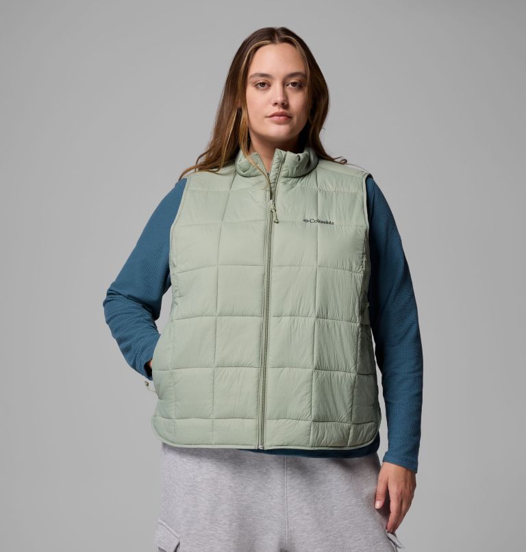 Veste sans manches matelassée Sienna Hill pour femme – Grandes tailles, Color: Safari, image 1
