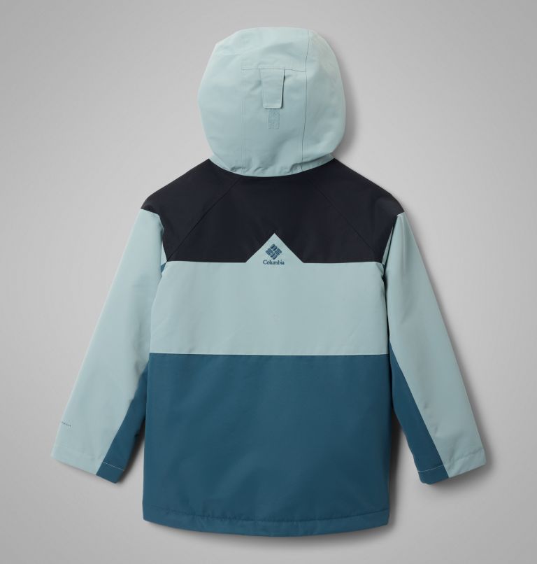 Kids' Coreshot Anorak, Color: Everblue, Crushed Blue, Black, image 2