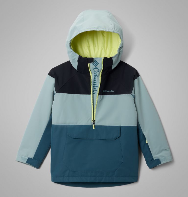 Kids' Coreshot Anorak, Color: Everblue, Crushed Blue, Black, image 1