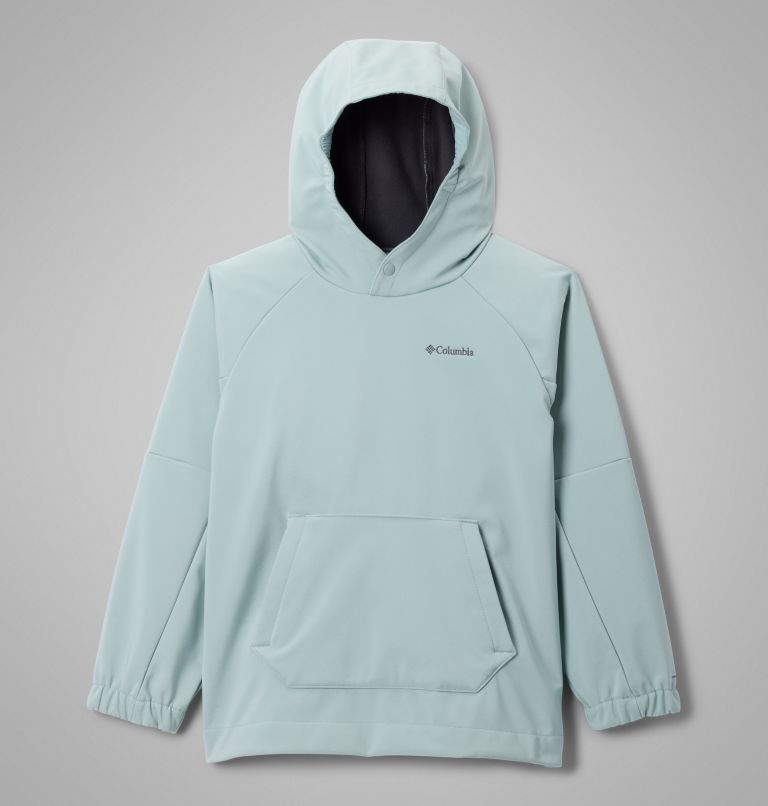 Kids' Coreshot Softshell Hoodie, Color: Crushed Blue, image 1