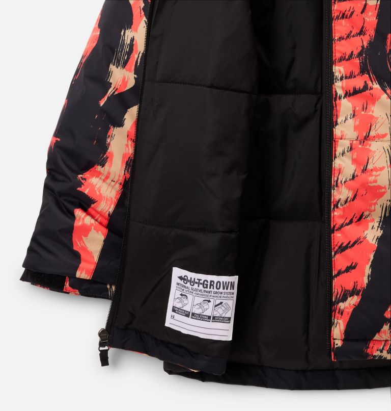 Boys' Lightning Lift IV Printed Jacket, Color: Zing Tracks, Black, image 3