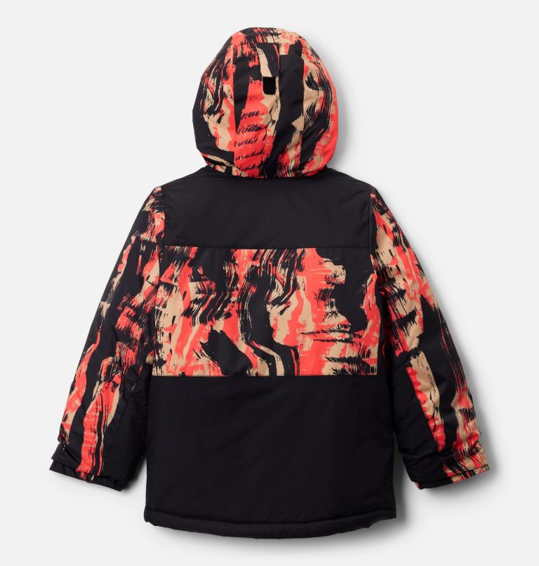 Boys' Lightning Lift IV Printed Jacket, Color: Zing Tracks, Black, image 2