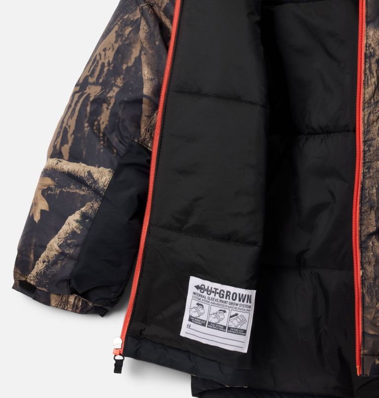 Veste de Ski Imperméable avec Imprimé Lightning Lift IV Garçon, Color: Timberwolf, Black, image 3