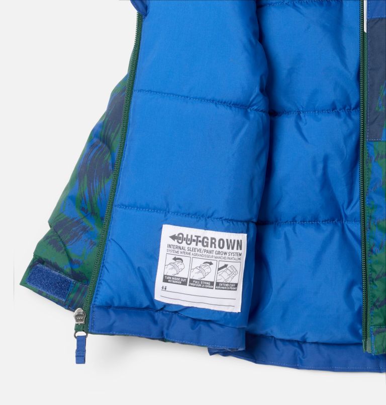 Boys' Toddler Lightning Lift IV Printed Jacket, Color: Mountain Blue Tracks, Mountain Blue, image 3