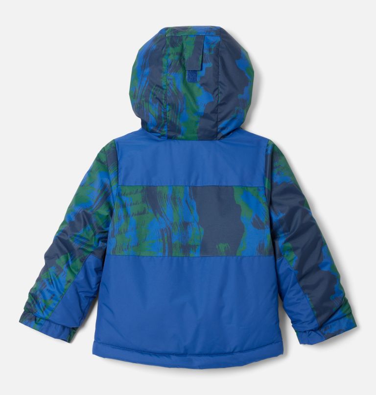 Boys' Toddler Lightning Lift IV Printed Jacket, Color: Mountain Blue Tracks, Mountain Blue, image 2